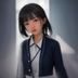 爱威奶官网首席品控官李明远，身着白色实验服在乳品检测实验室专注审阅质检报告